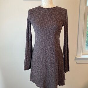 American Eagle Outfitters ribbed mock turtleneck knit dress